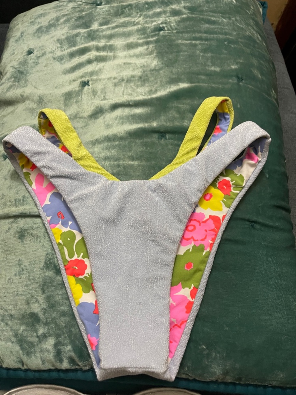 Maaji Multicolor Floral Two-Piece Bikini Serenity reversible 2 piece bikini - Picture 8 of 13